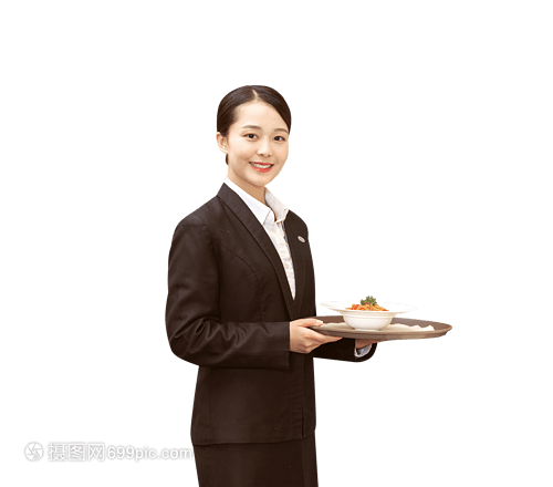 酒店服務(wù)員端菜服務(wù)