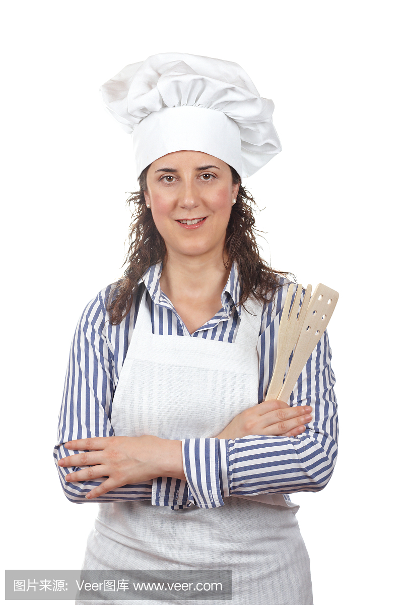 有吸引力的女人做飯